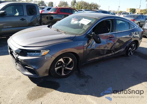 2022 Honda Insight Ex из США, поврежденный, VIN 19XZE4F57NE010560